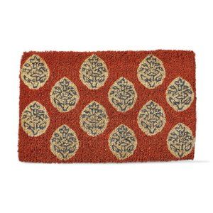 paradiso block print coir mat